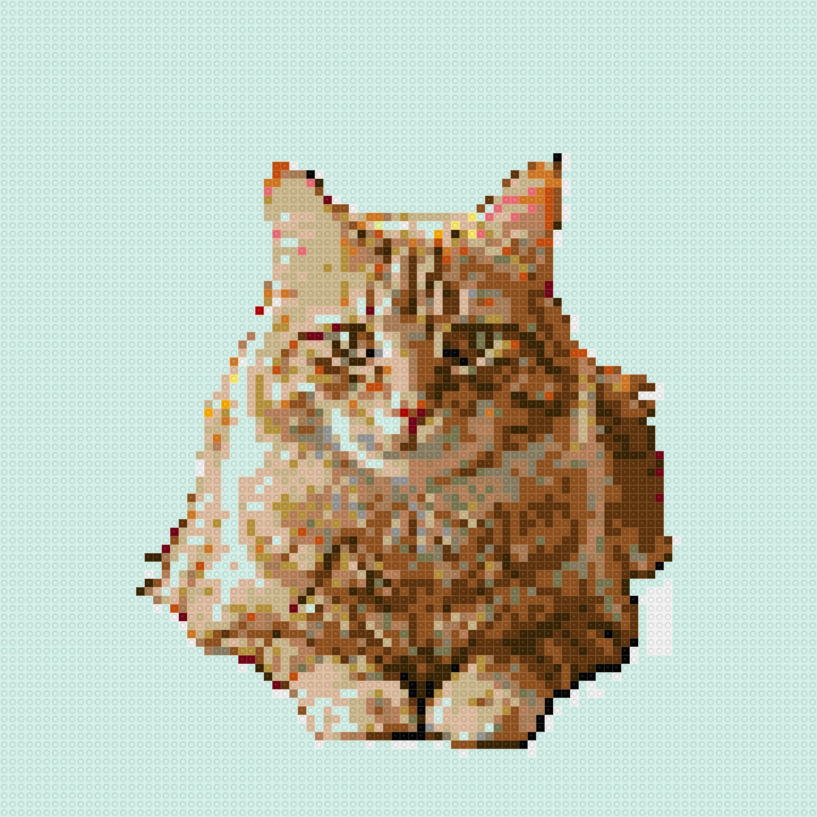 Magic Cut cat mosaic (2,930 pcs)