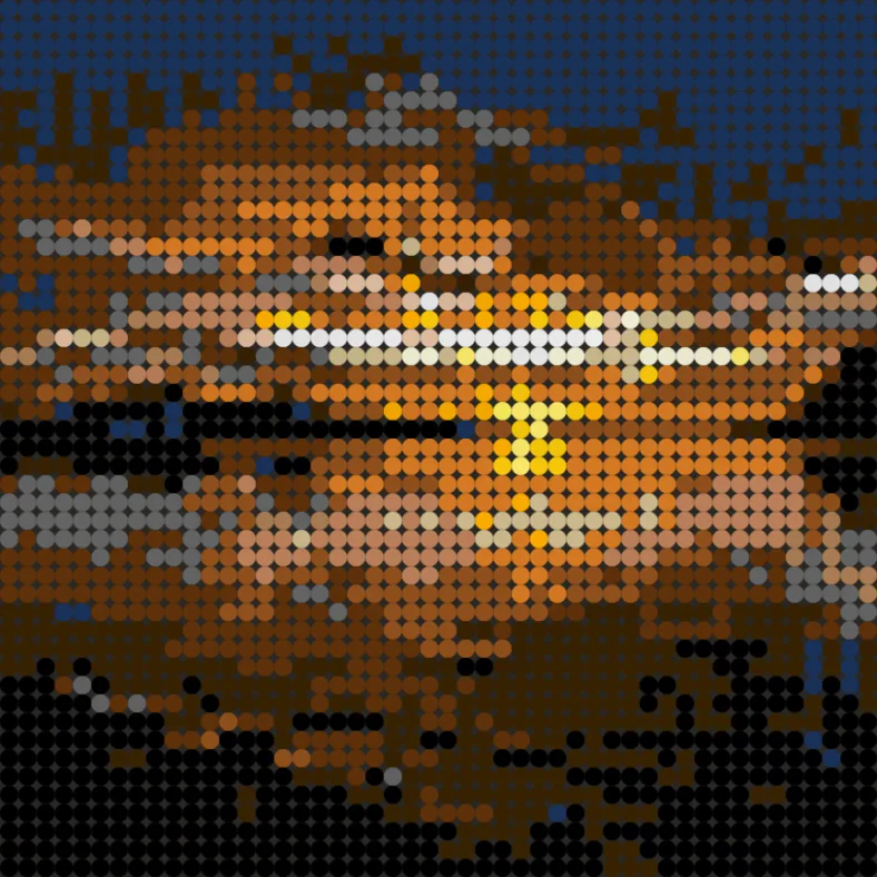 Round tiles preview